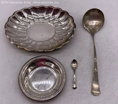 Platos y cucharas para servir surtidos de 2 lb Reed & Barton Foto 1 de 4