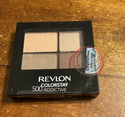 Revlon ColorStay Day to Night Eyeshadow Quad 500 Addictive 0.16 oz New - Image 1 of 4