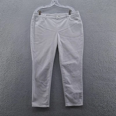 Chicos Womens Platinum Pull On Jegging Jeans 3 Size 16 Petite Gray Women Stretch - Image 1 of 4