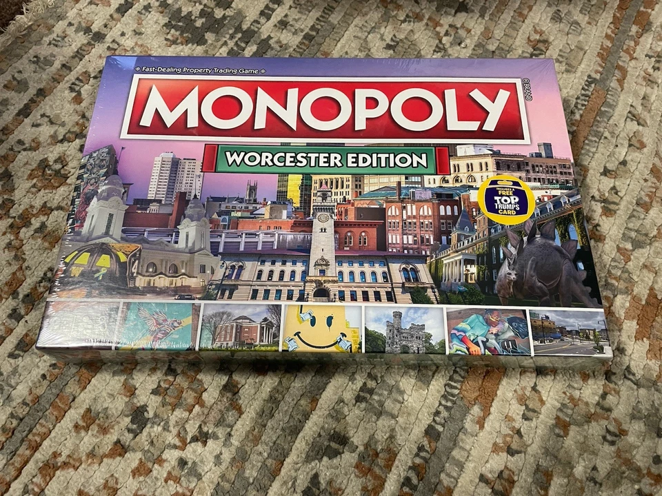 Monopoly WORCESTER Edition Board Game NEW AND SEALED UP HASBRO - Image 1 of 2
