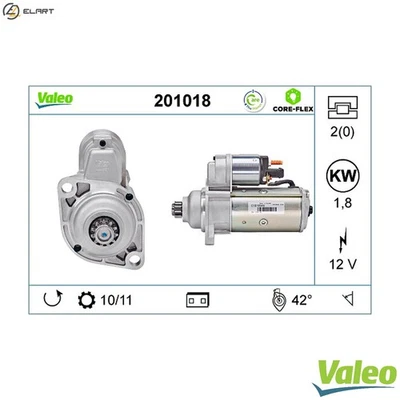 STARTER 201018 FOR SKODA OCTAVIA/Combi FABIA/Praktik VW NEW/BEETLE PANEL/II 1.4L - Image 1 of 4