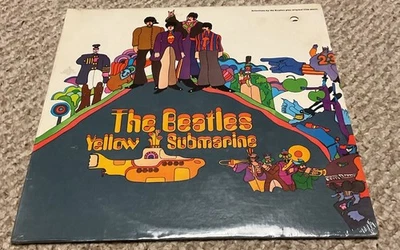 BEATLES Yellow Submarine LP New! Sealed early '70s Capitol SW 153 w/ STEREO TEXT - Image 1 of 4