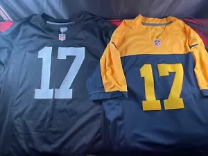 Maglie Nike NFL LV Raiders/GB Packers XL Devante Adams #17 usate - Foto 1 di 15