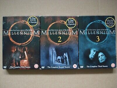Millennium Season 1, 2 And 3 Box Sets. • 21.10£
