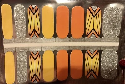 Tiras de esmalte de uñas de color, 16ct. Candy Corn Goddess. Algo de brillo Foto 1 de 3