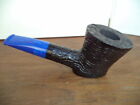 PIPA PIPE MOLINA IN RADICA FREE HAND RUSTIC BLU  MADE IN ITALY M4  New STAND UP
