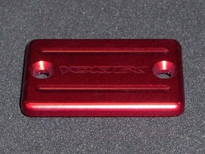 2014-2015 Honda Grom Vortex Racing Front Fluid Brake Reservoir Cap Cover RED - Picture 1 of 2