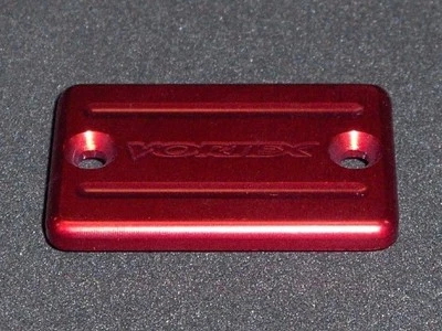 Cubierta de tapa de depósito de freno líquido delantero Honda Grom Vortex Racing 2014-2015 roja Foto 1 de 2