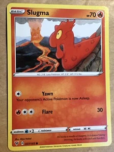 Slugma 027/185 Common Mint Pokemon Card Vivid Voltage - Picture 1 of 1