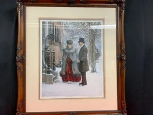 allen maley winter romance 1986 painting( mp12) - Bild 1 von 2