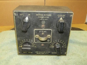 Preamplificador a juego antena radioaficionado James Millen 92121 vintage - Imagen 1 de 6