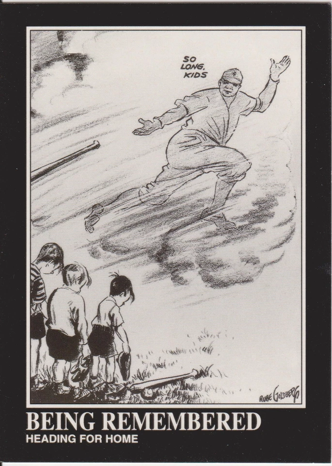 1992 Megacards Babe Ruth Heading for Home #162 Yankees Baseball - Image 1 of 1