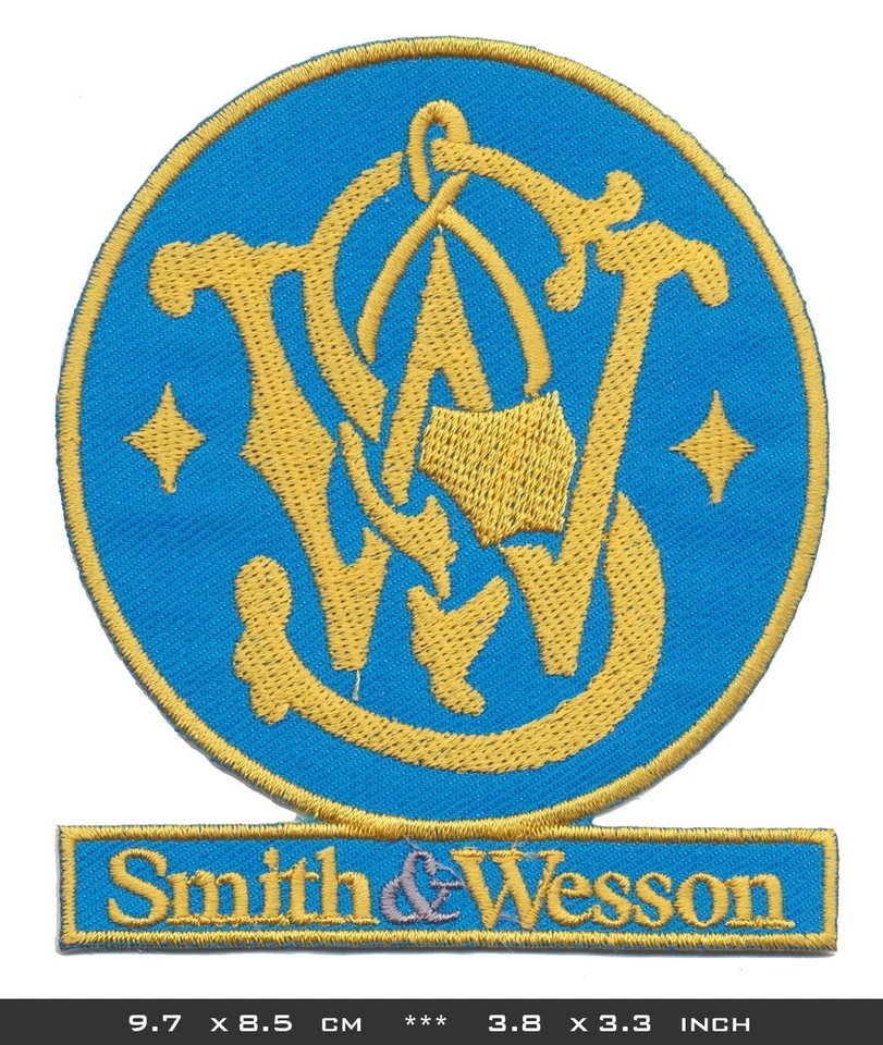 SMITH WESSON Aufnäher Patches Waffen Schützensport Pistolen Colts USA v01 - Bild 1 von 1