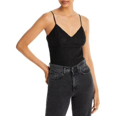 Corsé corto de encaje Aqua negro L32235 para mujer talla M Foto 1 de 2