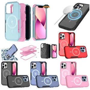 Funda protectora de poliuretano termoplástico híbrido de alta resistencia para Apple iPhone 13 compatible con MagSafe - Imagen 1 de 31