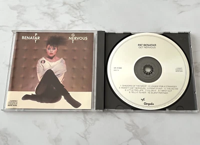 Pat Benatar Get Nervous CD DADC PRESS! Chrysalis VK 41396 Silent Partner RARE! Foto 1 de 4