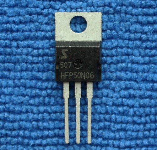 Lot De 10 Transistors HFP50N06 TO-220 - Pour Ampli, Commutation, Alimentation, Projets électroniques