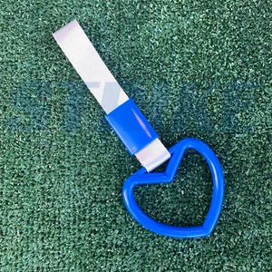 CORAZÓN AZUL BLANCO JDM TSURIKAWA ANILLO METRO TREN AUTOBÚS MANGO CORREA ENCANTO DERIVA - Imagen 1 de 2