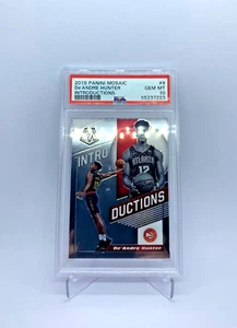 NBA 2019-20 "DE'ANDRE HUNTER" #9 PSA 10 Mosaic Introductions Panini *READ* - Picture 1 of 3