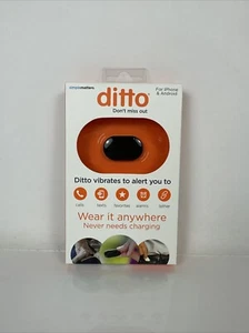 Ditto Don’t Miss Out By Simplematters Vibrates Alert Black D101 Iphone Android - Zdjęcie 1 z 7