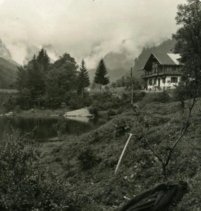 Deutschland Bayerisches Hochland Christiansee Oberstdorf altes NPG Stereo Foto 1900 - Bild 1 von 3