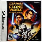 (Manuel seulement) Star Wars Clone Wars: Republic Heroes Nintendo DS authentique