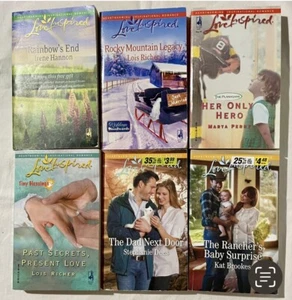 LOVE INSPIRED Harlequin Romance paperbacks Lot of 6 books Marriage Wedding Baby - Bild 1 von 4