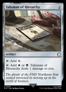MTG - TALISMAN OF HIERARCHY - Fallout (U) - Picture 1 of 1