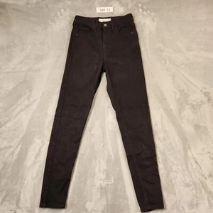 TOPSHOP JAMIE WOMENS JEANS SIZE 26 BLACK STRETCH SKINNY HIGH RISE DENIM - Picture 1 of 13