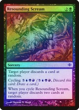Resounding Scream FOIL Shards of Alara NM Black Common MAGIC MTG CARD ABUGames