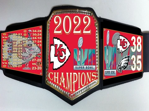 Kansas City Chiefs 2022 Super Bowl LVII World Champions Championship Belt Cover