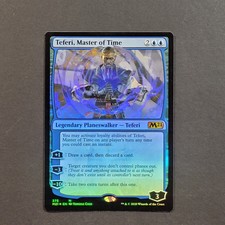 MTG - Teferi, Master of Time - Core Set 2021 - Foil - NM - Magic The Gathering