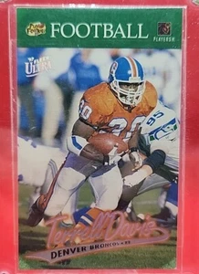 1997 Fleer Ultra Terrell Davis Denver Broncos Werbevitrine selten - Bild 1 von 7