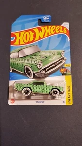 Hot Wheels '57 Chevy HW Art Cars 6/10 Green - Picture 1 of 5