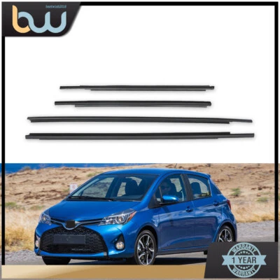 For Toyota Yaris 2007-2016 Sedan Seal Belt Weatherstrip Window Moulding Trim - Image 1 of 4