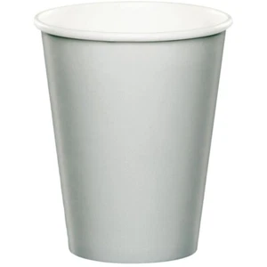 S Silver Cups Paper 9OZ 24CT - Picture 1 of 1