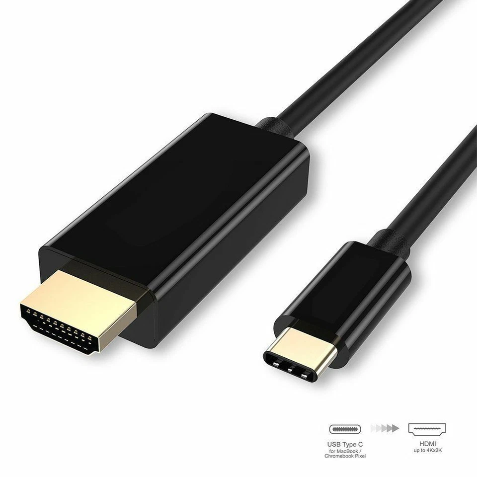 MHL USB-C Type C to HDMI 1080P HD TV Cable Adapter For Android Phones Samsung LG - Image 1 of 4