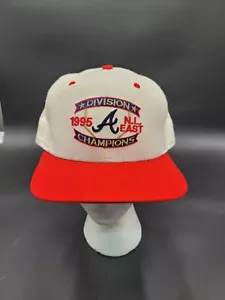 Vintage New Era Atlanta Braves 1995 NL East Division Champions Snapback Mütze Kappe neu - Bild 1 von 10