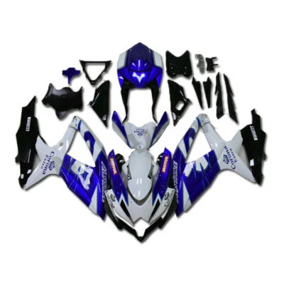 Kit de carenado SM apto para GSXR 600 750 2008-2010 inyección blanco azul o072 Foto 1 de 4