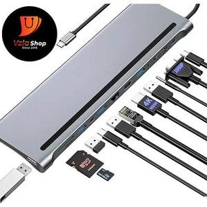 Estación de acoplamiento USB C HUB Monitor Doble (CAJA ABIERTA - NUNCA USADO) - Imagen 1 de 5