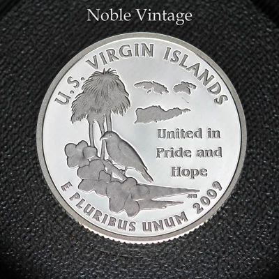 2009 S Silver Proof U.S. Virgin Islands Quarter - From a Proof Set - 90% Silver - Image 1 of 2