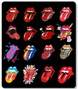 New The Rolling Stones Plush Fleece Gift Throw Blanket Red Lips Tongue Logon NIP - Picture 1 of 3