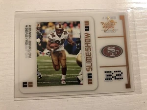 Leaf Rookies & Stars 2004 presentación de extensiones Kevan Barlow 49ers/1250 SS11 - Imagen 1 de 1