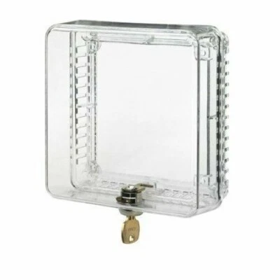 Honeywell Small Thermostat Guard Clear Cover Lock Box CG510A1019/N - Image 1 of 3