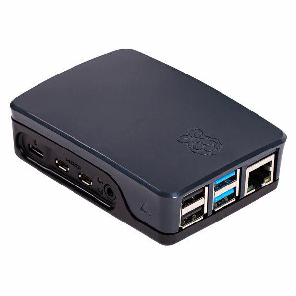 Raspberry Pi Hub Embedded Housing - Black (RB-CASEP4+06B)