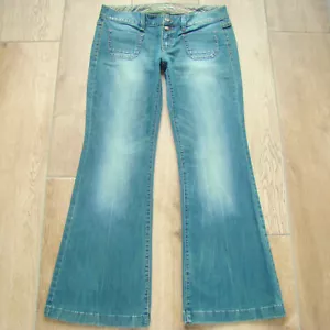 ESPRIT Flared Schlagjeans W32 L32 Damenjeans blau Stretch Denim Jeans 32/32 - Bild 1 von 6