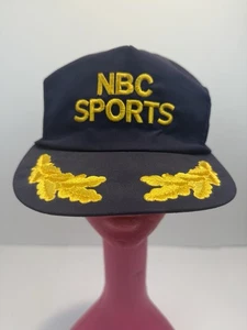 Vintage NBC Sports Gold Leaves Scrambled Eggs Snapback Hat Cap Made In USA - Picture 1 of 13