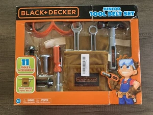 Black + Decker Junior Werkzeuggürtel Set 11 Werkzeuge & Zubehör ab 3+ - Bild 1 von 2
