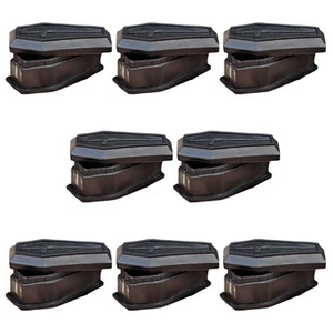 8 Pcs Coffin Model Child Miniature Halloween Cemetery Container Black - Picture 1 of 12