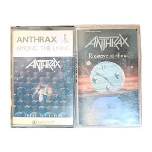 ANTHRAX Cassette Tape Bundle x 2 - Persistence In Time & Among Living FREE POST - Bild 1 von 3